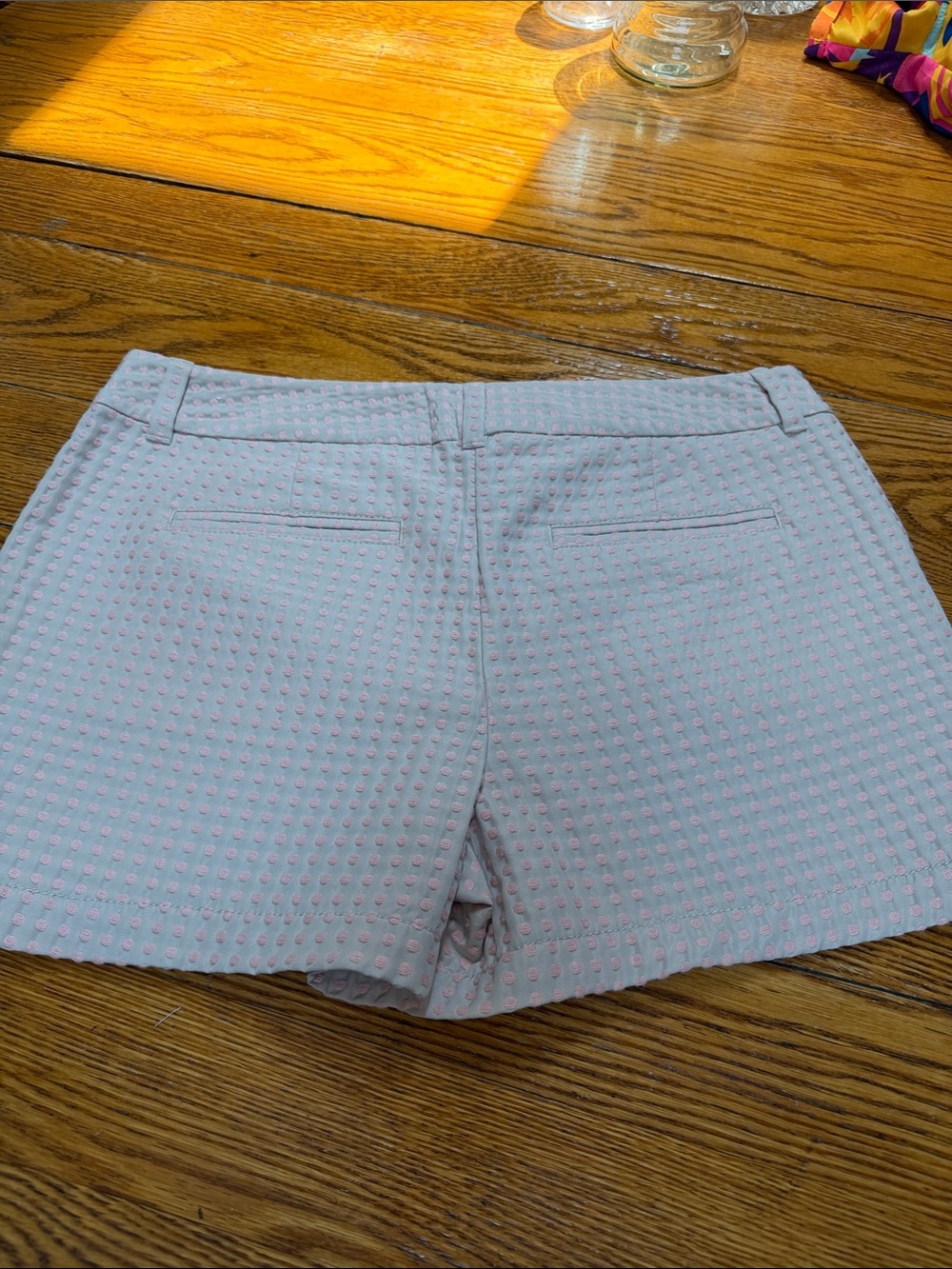LOFT light tan and pink dot shorts.  Size 8. Great condition. - Picture 10 of 10